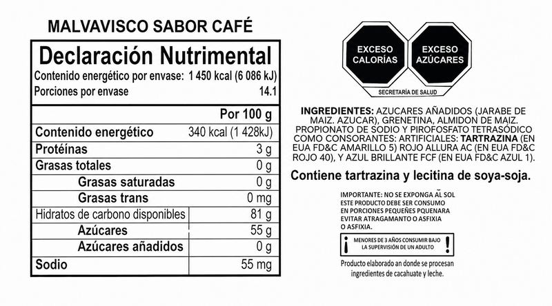 Tabla nutrimental